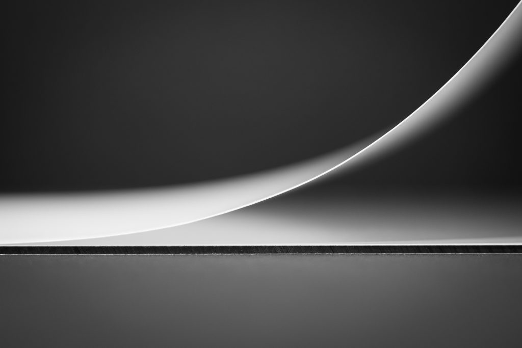 Papier baryté contrecollé sur Dibon 3 mm