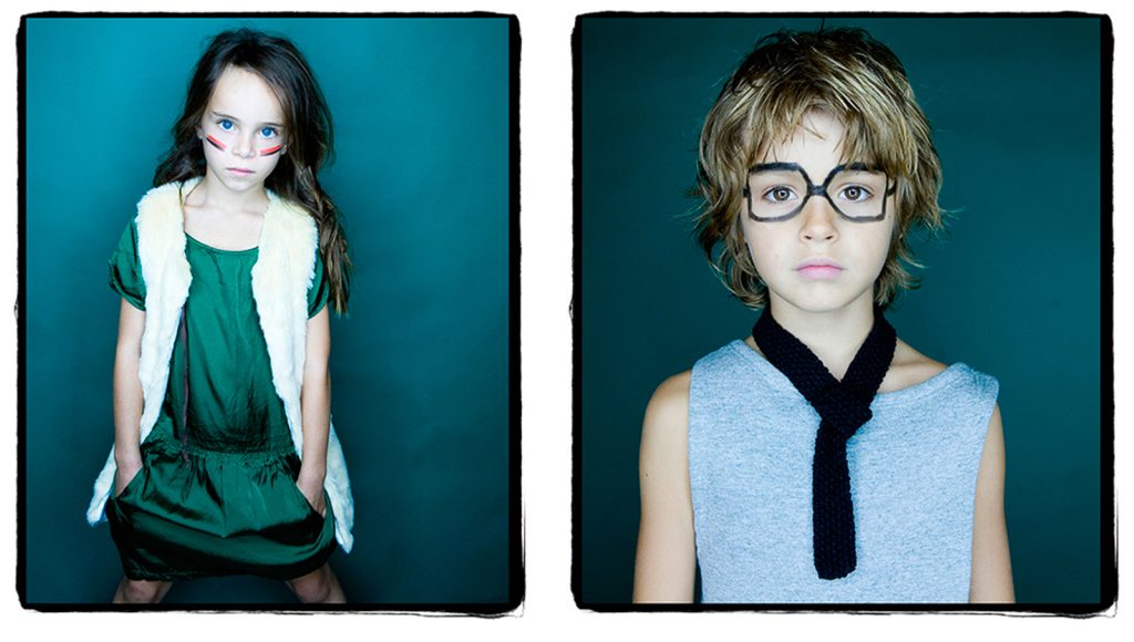 Portraits de deux enfants